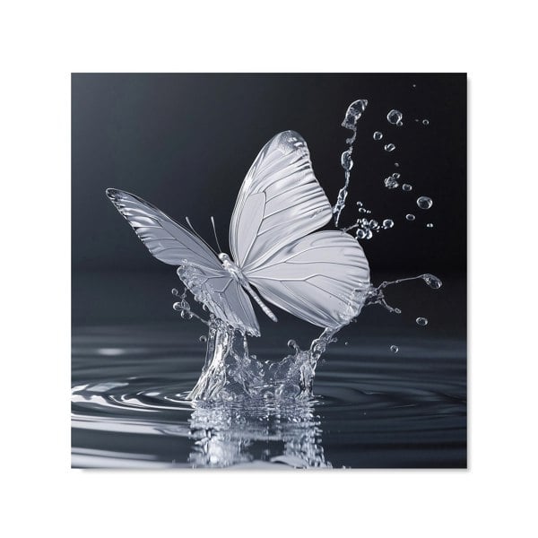 Warren Reed - Designer Crystal Butterfly Water Dance Kitchen Splashback