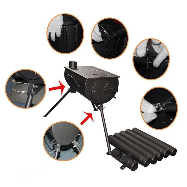 How to set flame and power of Frontier wood stove