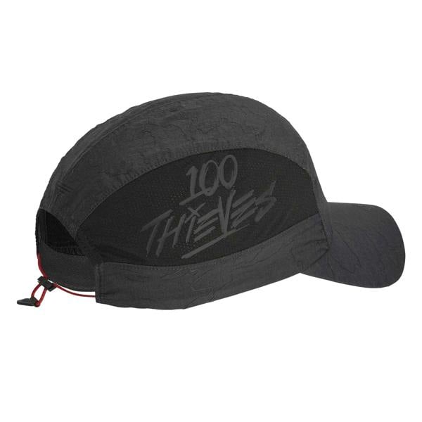 Adidas Mens Originals 100 Thieves Logo Baseball Cap - Carbon - 