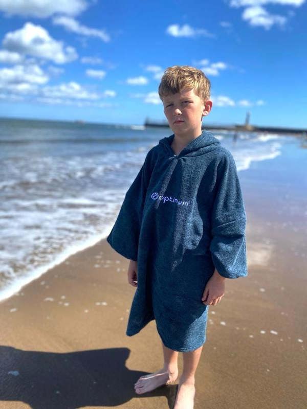 Drywrap Hooded Towel Robe – Beach Changing Poncho - Optimum