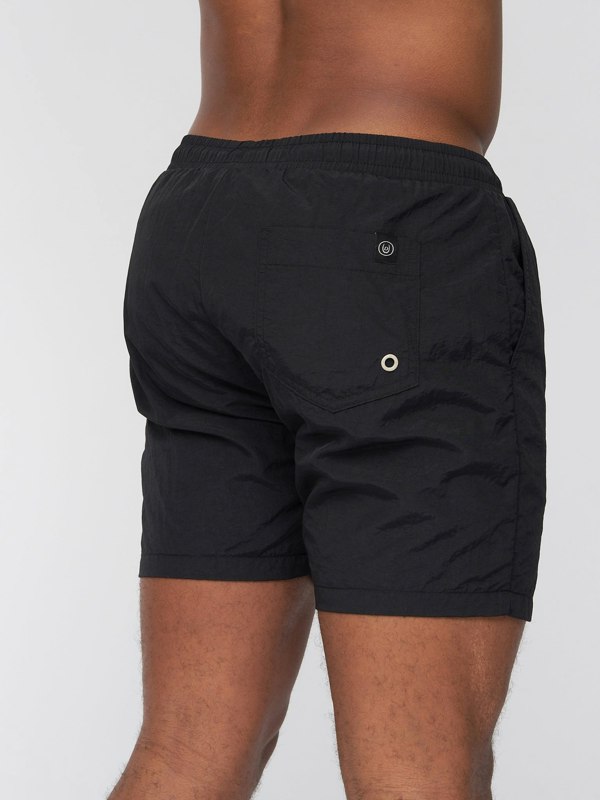 Duck and Cover Gathport Swim Shorts Black