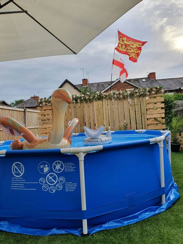 smartbies Metal Frame Swimming Frame Pool 5 IN 1 Round Frame Pool With Pool Accessories