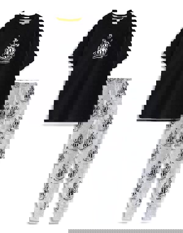 Newcastle United Boys Multicoloured Logo Short Sleeve Long Leg Pyjama Set