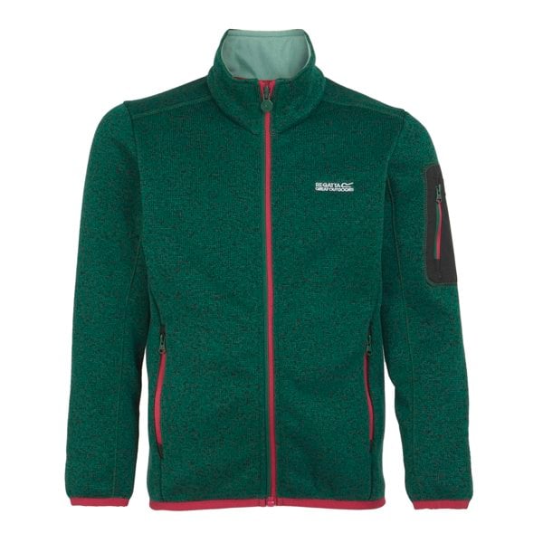 Regatta Childrens/Kids Newhill Fleece Jacket - Rainforest/Dusty Green