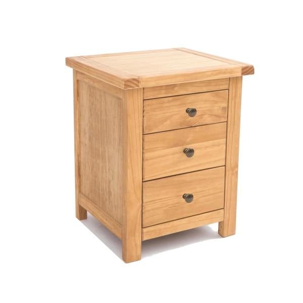 Cabinet Bits Lugo 3 Drawer Bedside Table