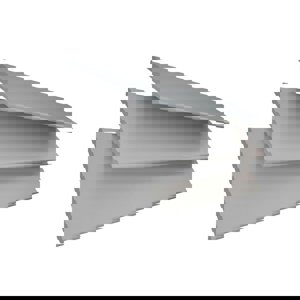 NewEdgeBlinds Dove Grey Smooth Finish Faux Wood Venetian Blinds with Strings  (130cm drop)