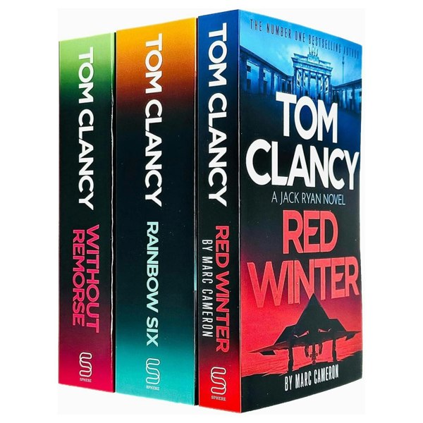 Tom Clancy Red Winter, Rainbow Six & Without Remorse By Marc Cameron & Tom Clancy 3 Book Set