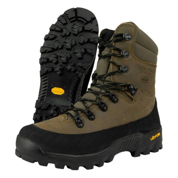 Jack Pyke Hunters boots with protective rand and Vibram sole for durability and long lasting
