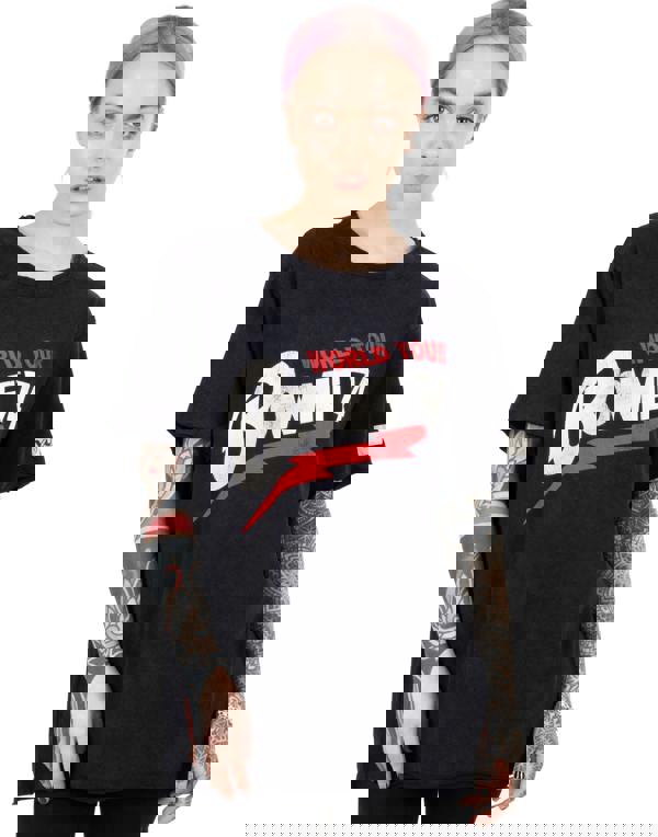 David Bowie Mens Black World Tour Graphic Short Sleeved T-Shirt