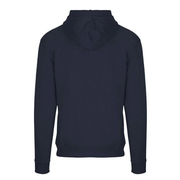 Aquascutum Mens Lettering Hoodie - Navy - 