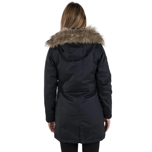 Trespass Women's Eternally Waterproof Parka Jacket - Black