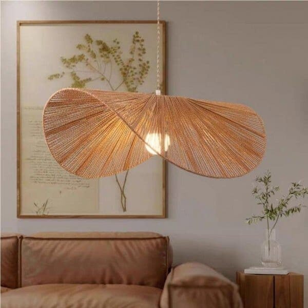 Lightsin Vintage Handwoven Hemp Rope Bedroom Ceiling Lights Lightsin UK 