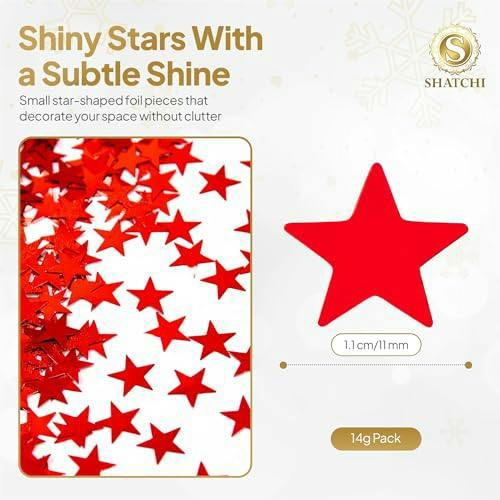 14g Purple Star Confetti Table Scatter for Birthday Parties, Weddings and Festive Events image 4
