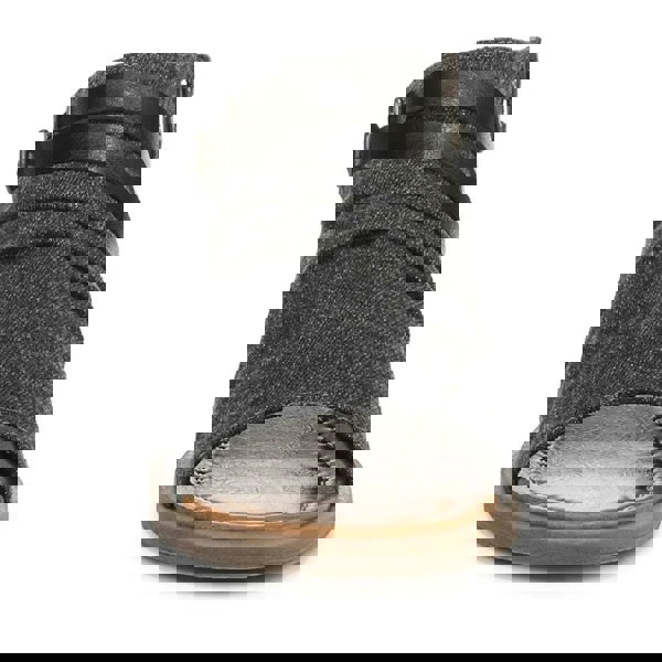 Blowfish Malibu Denver - Women's Charcoal Strappy Low Wedge Sandals