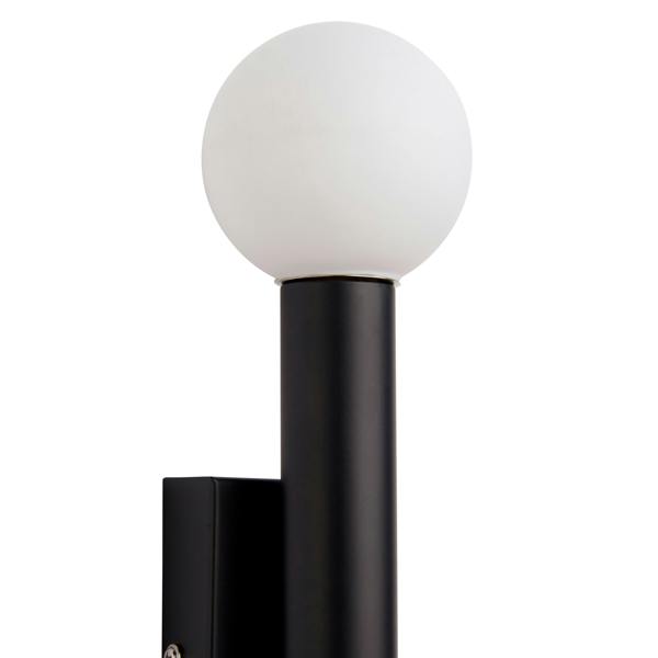 Pagazzi Lighting Toronto Matt Black IP44 2 Light Wall Light