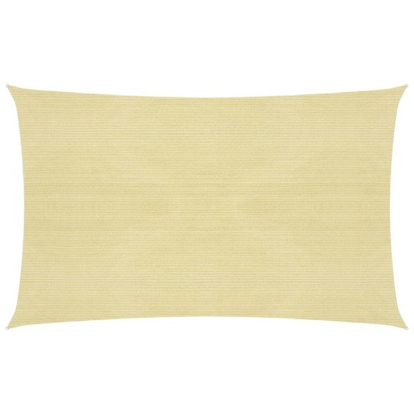 Berkfield Sunshade Sail 160 g/m�__ Beige 2.5x4.5 m HDPE