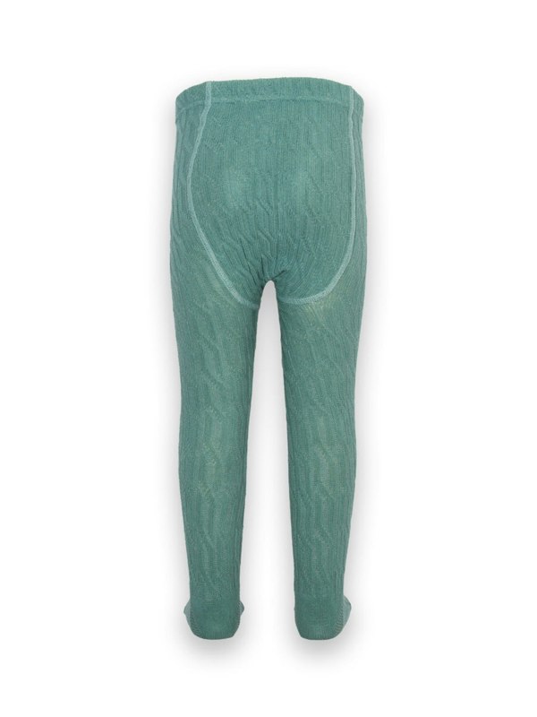 Kite Girls Organic Cable Tights Spruce