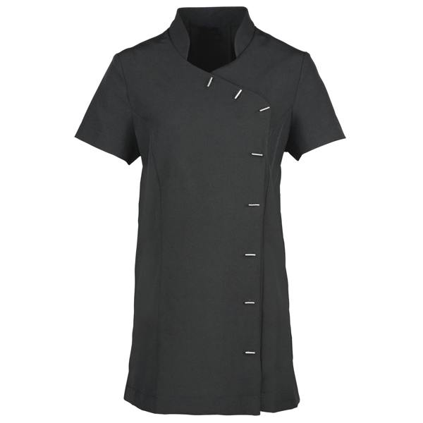 Premier Womens/Ladies *Orchid* Tunic / Health Beauty & Spa / Workwear (Pack of 2) - Black