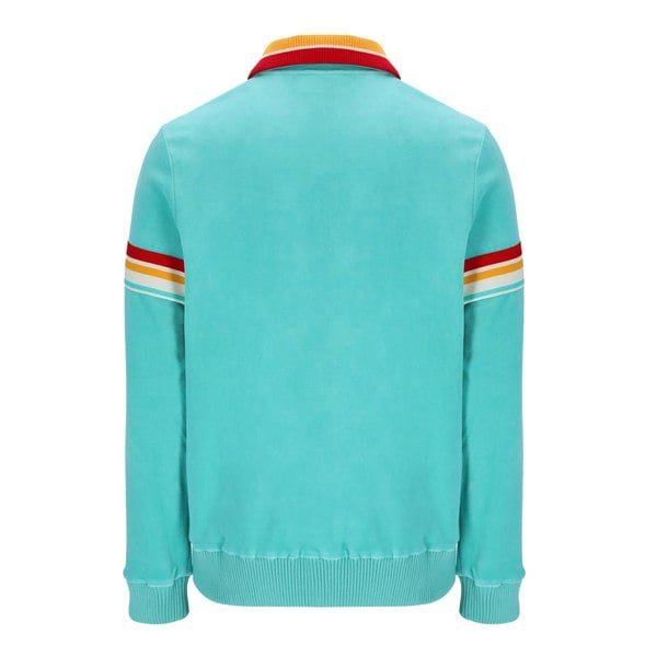 Sergio Tacchini Slice Velour Track Top Jacket Pool Blue
