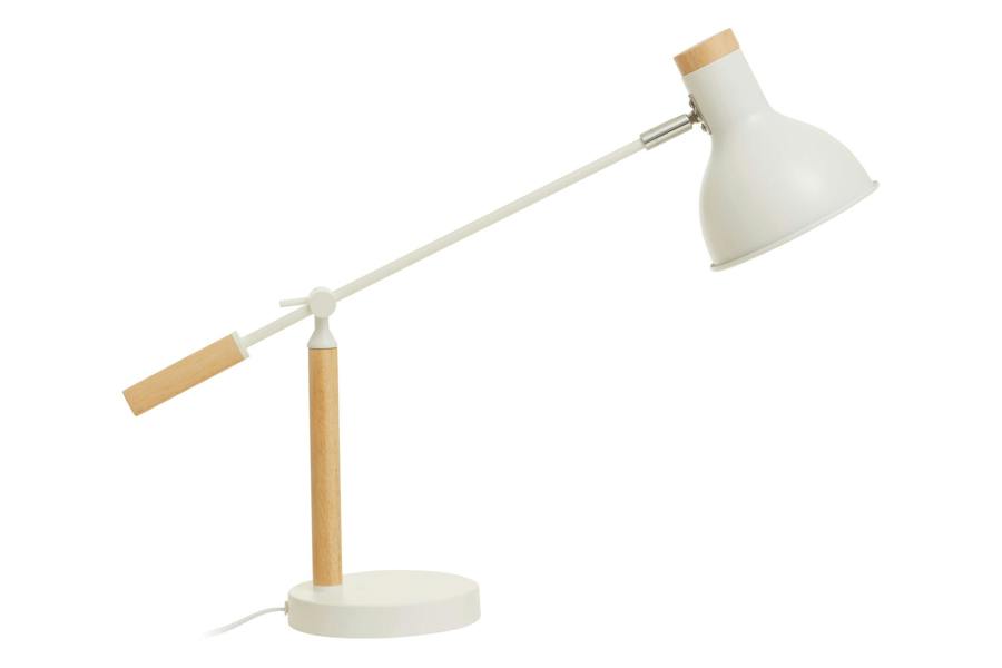 Interiors by Premier Stockholm Matte White Table Lamp