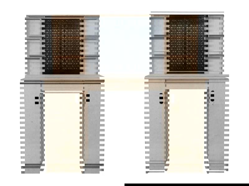 wooden cabinet workbench