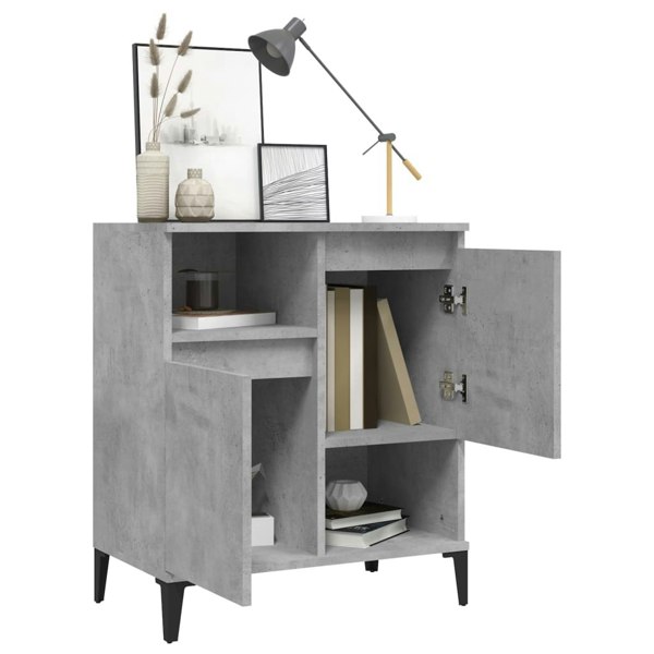 Berkfield Sideboard Concrete Grey 60x35x70 cm Engineered Wood