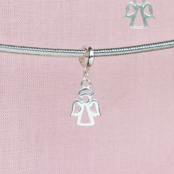 Mylee London Angel Pendant Charm - Sterling Silver