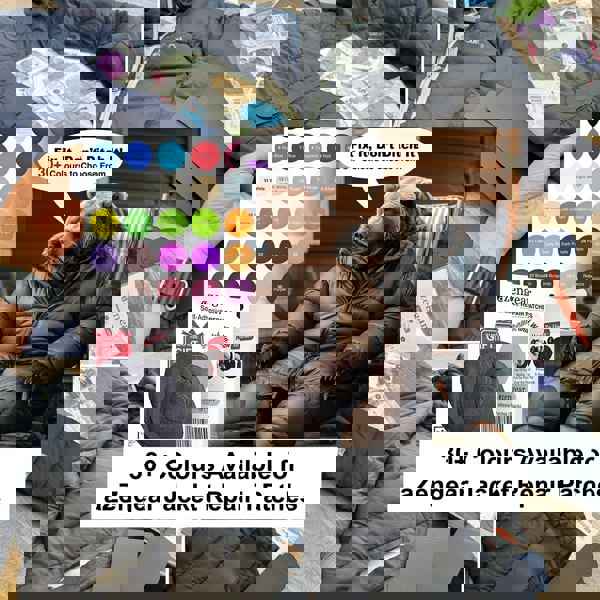 Self - Adhesive, Waterproof Polyester Repair Patches (2 Pack) - aZengear (Artdriver Ltd)