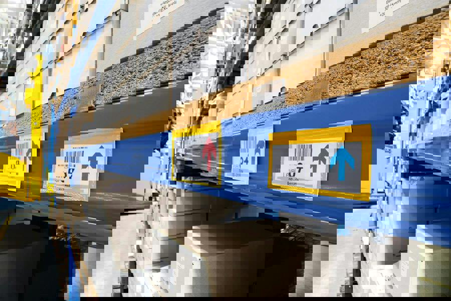 Durable Magnetic Ticket Holder Document Pockets | 50 Pack | 150 x 67mm | Yellow