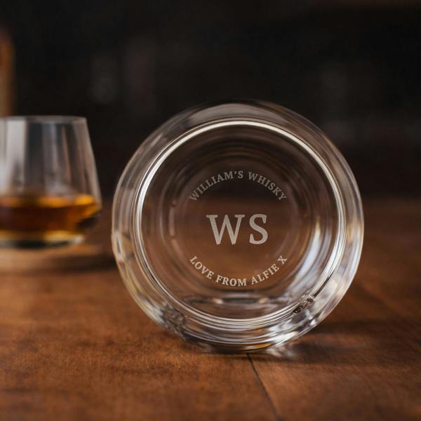 Abode Home & Gifts Personalised Base Engraved Initials And Message Tumbler