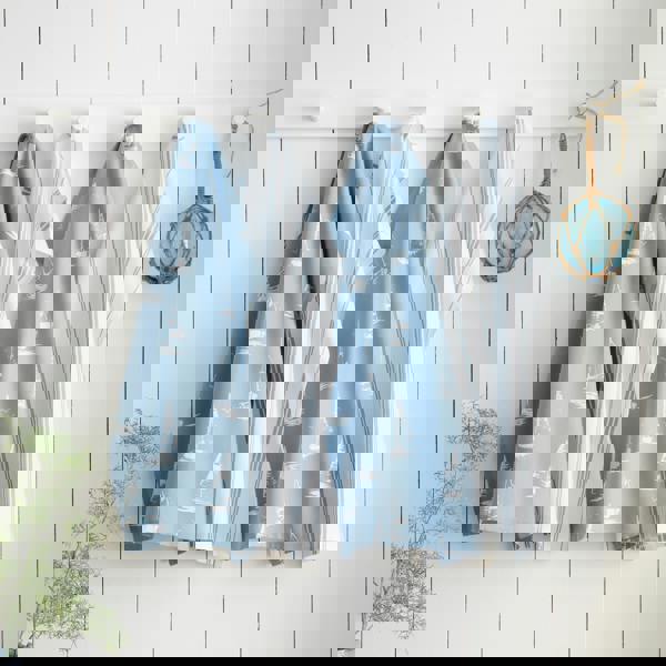 Catherine Lansfield Salcombe Boats Cotton Kitchen Tea Towel Pack of 4 Blue