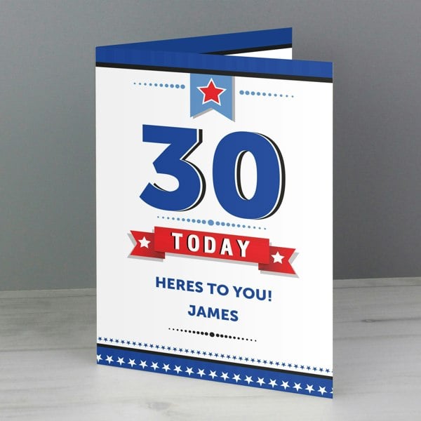 Personalised Memento Company Personalised Birthday Star Card