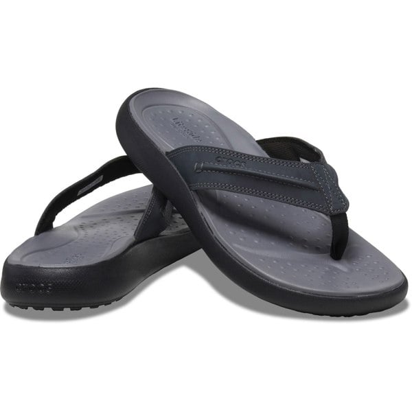 Crocs Yukon Vista II Polyurethane Men's Black Flip Flops