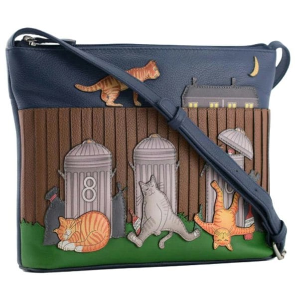 Mala Leather Alley Cats Leather Midi Crossbody Bag