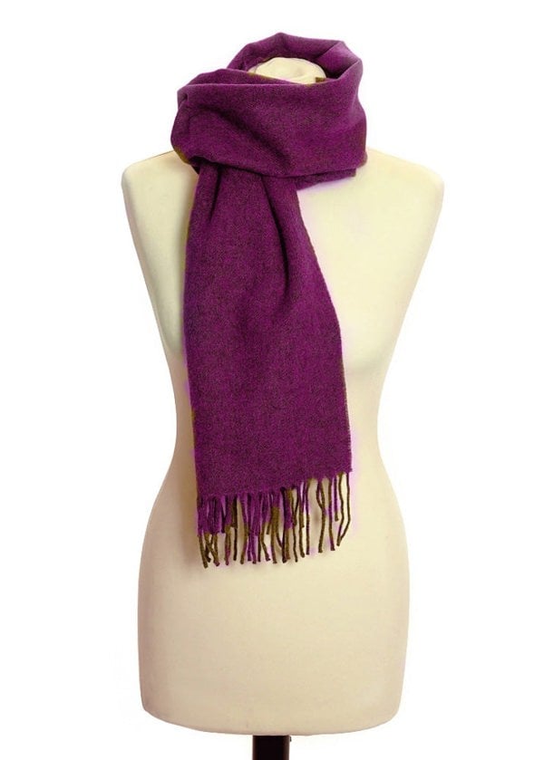 made in UK scarves for men - bayzantium colour - The Cotton