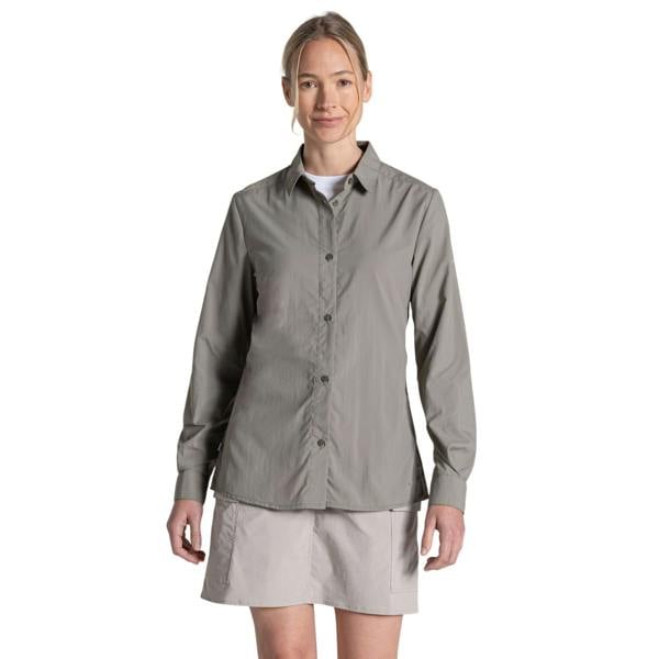 Craghoppers Womens/Ladies Alma Nosilife Long-Sleeved Shirt - Vert - 