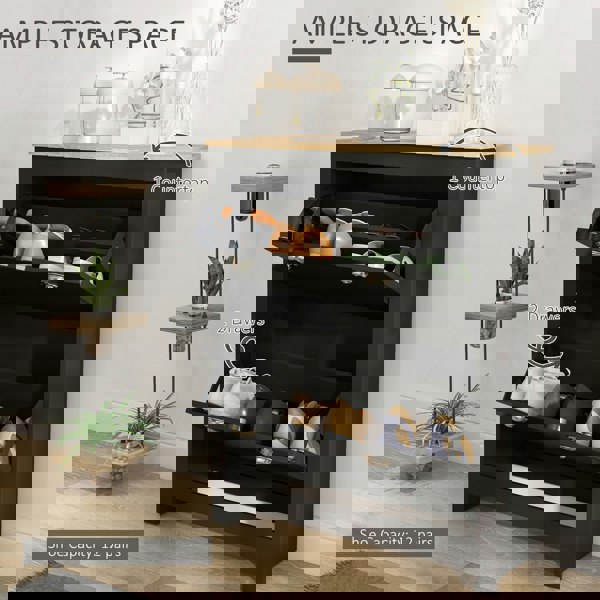 Flip-down Shoe Cabinet