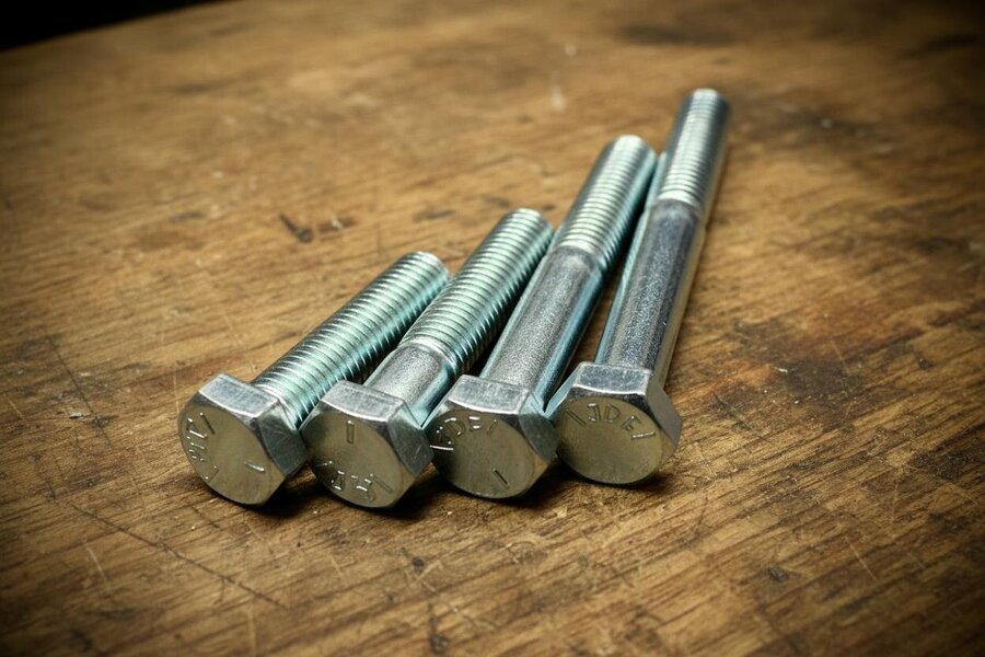 Fixaball UNF 1/4" Hex Bolt Set Screws High Tensile 8.8 Zinc BZP