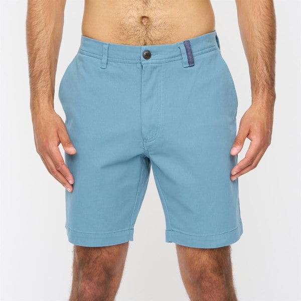 Gabicci G54V01 Mens Washed Stretch Twill Shorts Gabicci Classic - AQUA