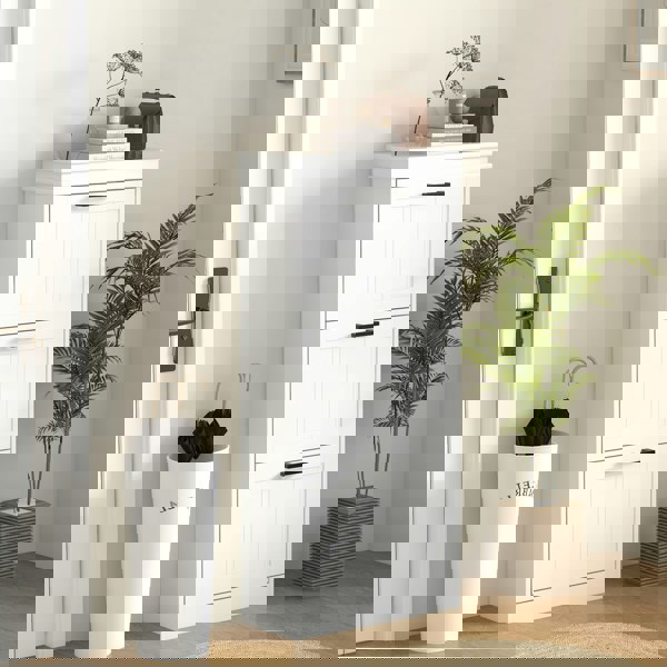 Flip-down Shoe Cabinet