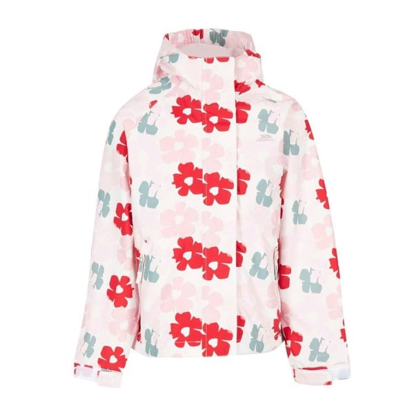 Trespass Childrens/Kids Hopeful Flowers Waterproof Jacket - Red