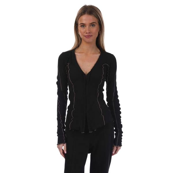 Diesel Womens/Ladies T-Ribas Top - Black - 