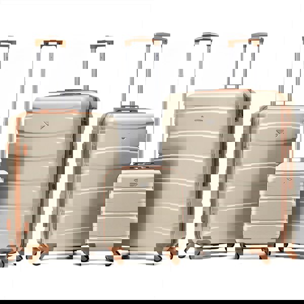 Flight Knight 45x36x20cm Cabin Case with Medium and Large Size Check-in Hold Luggage