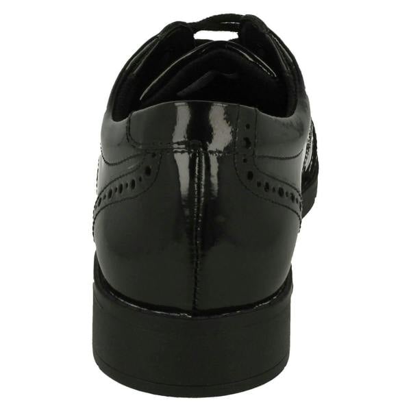 Clarks Girls Clarks Lace Up Brogue School Shoes Aubrie Craft Y