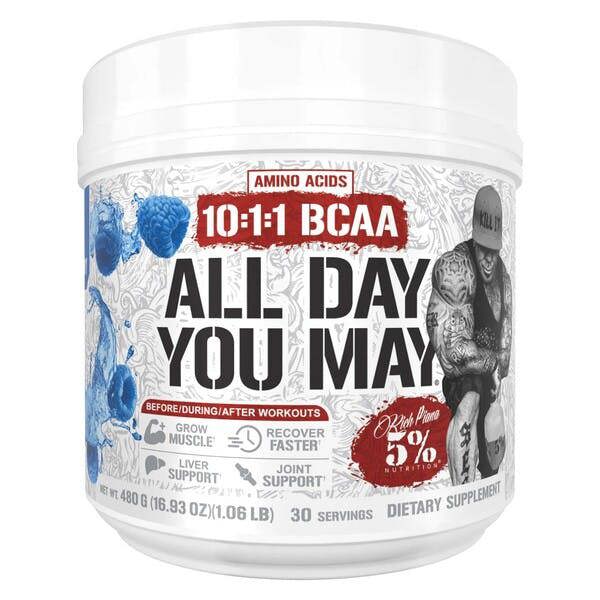 5% Nutrition AllDayYouMay - Legendary Series, Blue Raspberry - 480g