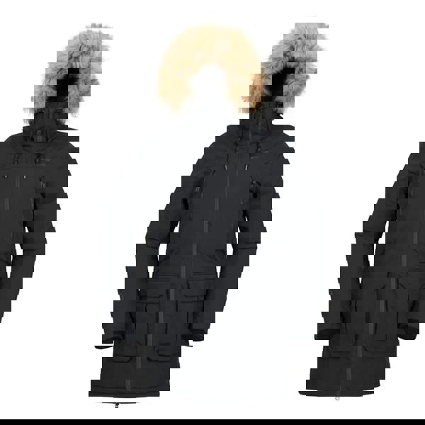 Mountain Warehouse Mens Traverse Hybrid Waterproof Jacket - Black - 