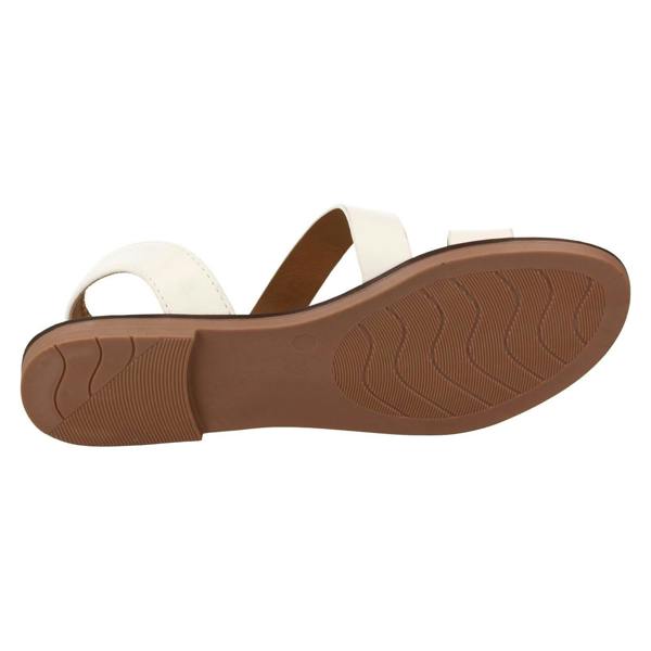 Savannah Ladies Savannah Flat Y Strap Mule Sandal with Buckle F00443