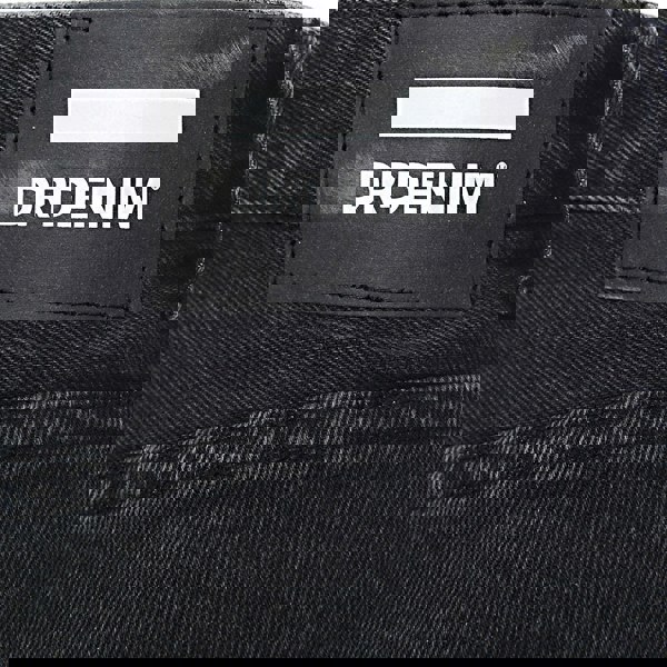 Dr Denim Women's Black Bella Oversized Mom Jeans
