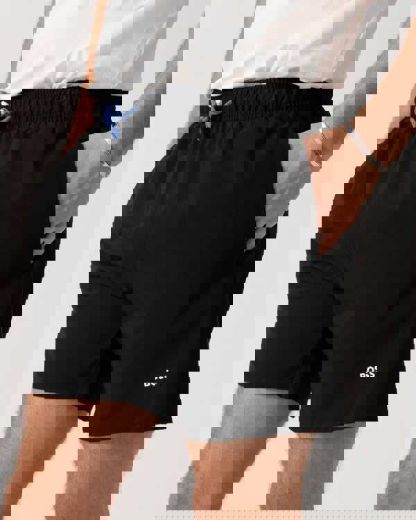 BOSS Orange Tio Mens Swim Shorts - Black 003 detail
