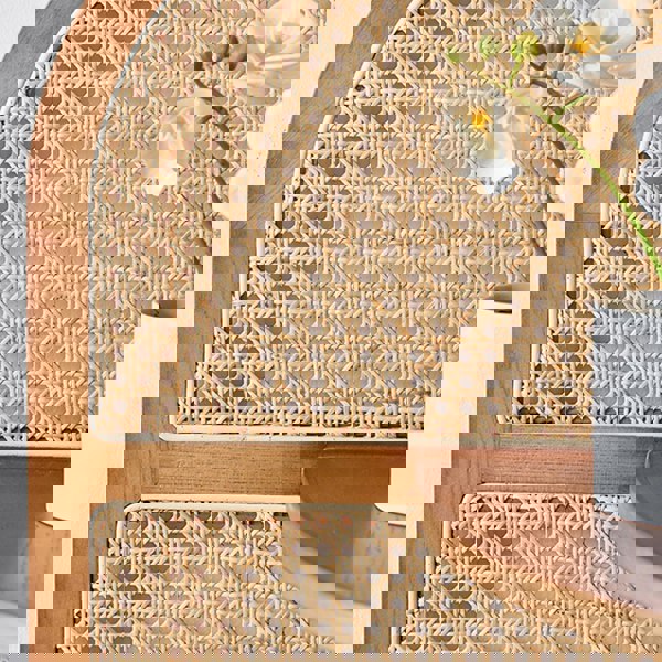 Rit Concept Vicente Triangle Bookshelf, Rattan